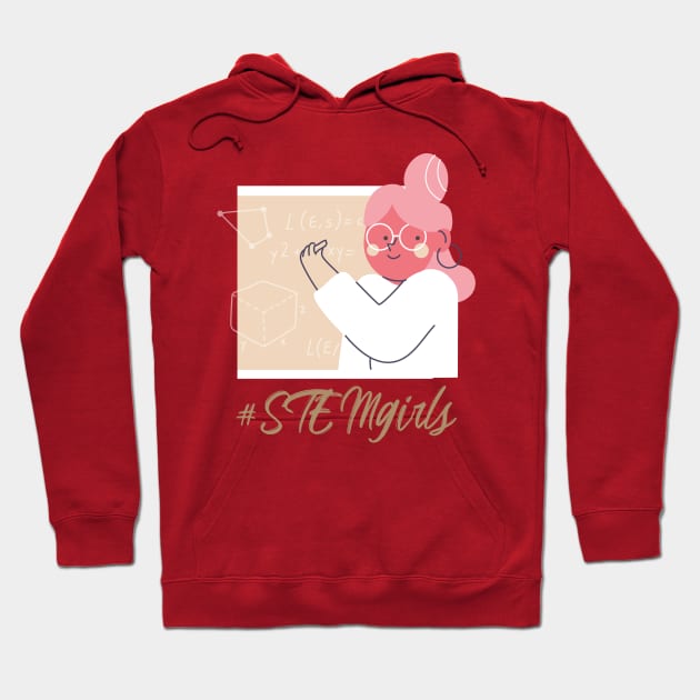 #STEMgirls Hoodie by studioshrug